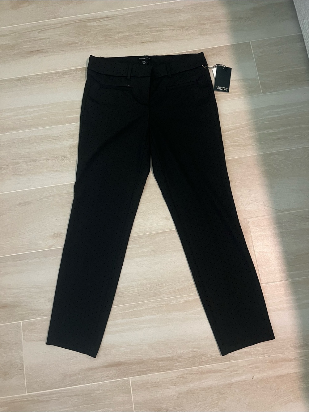 Adrienne Vittadini Black Slim Dress Pants